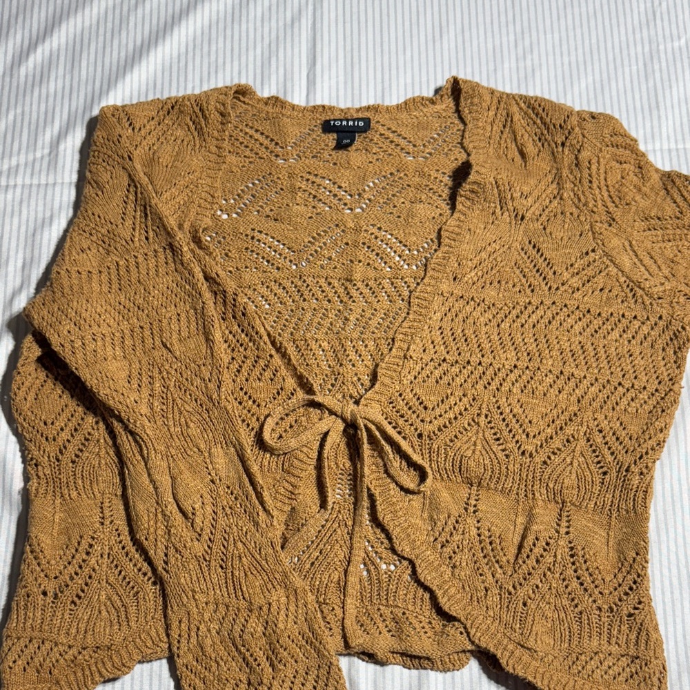 Torrid Women's Golden Cardigan